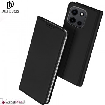 Dux Ducis Skin Pro dirbtinės odos dėklas - juodas (Oneplus Nord 6)